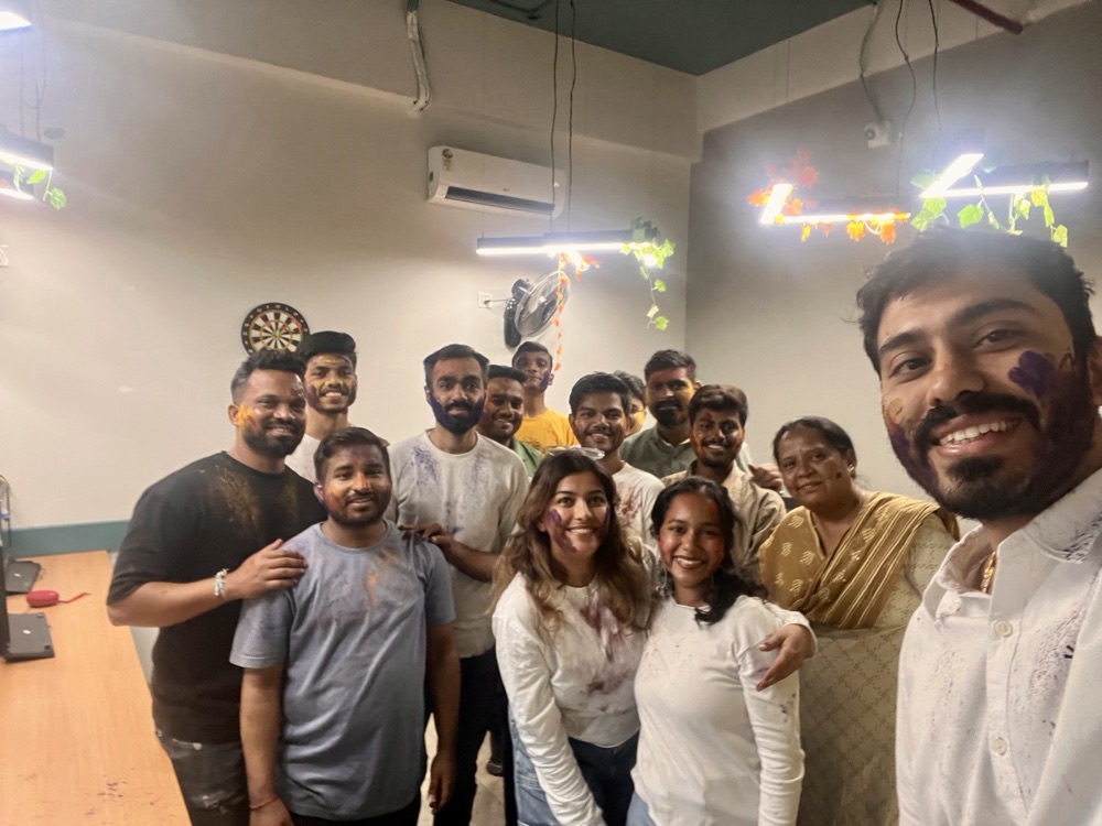 Jordensky team enjoying time together